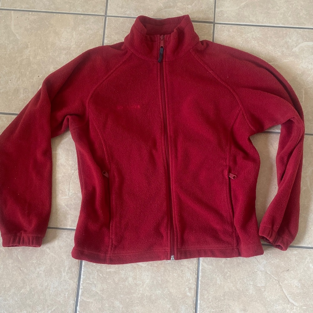 Columbia Red Fleece Jacket